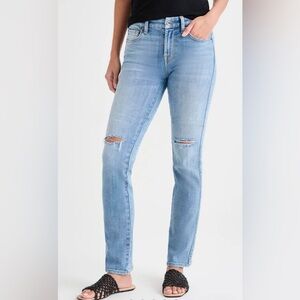 NWT Splendid Midrise Straight Blue Jeans Size 24 Inseam 31”